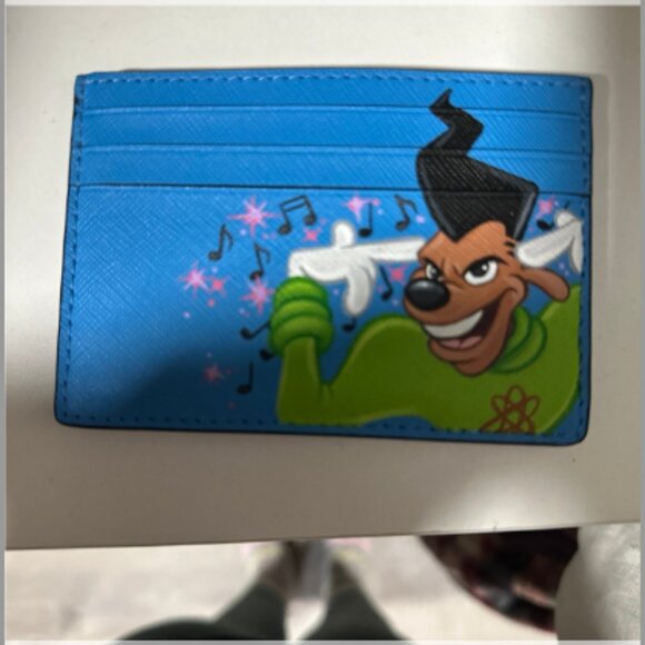 Hand Painted Disney Powerline Kate Spade Card Holder - Picture 1 of 2
